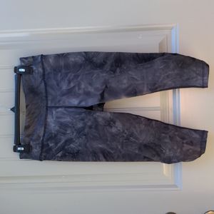 Athletic Collection Grey Capri Legging Workout Active Running Pants